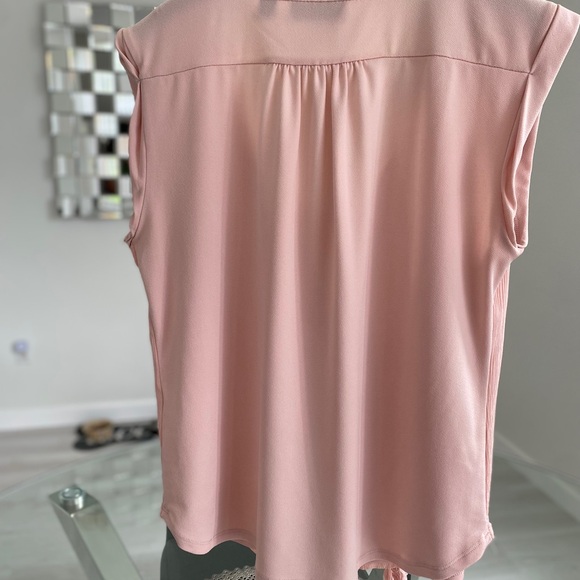 New York & Co Women Blouse Size M Color Light Pink - Item 0007 - Picture 2 of 4